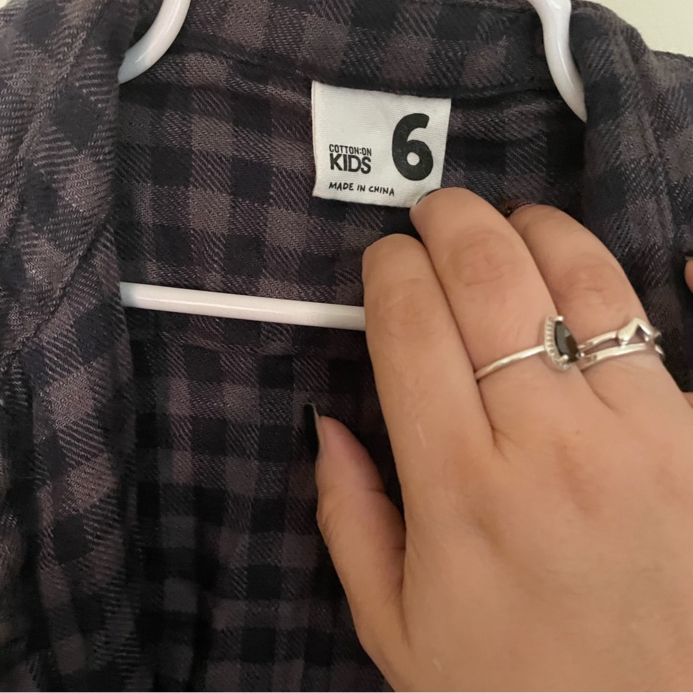 Cotton on flannel